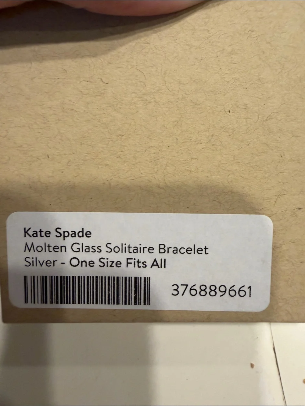 NWT- Kate Spade Molten Glass Solitaire Bracelet